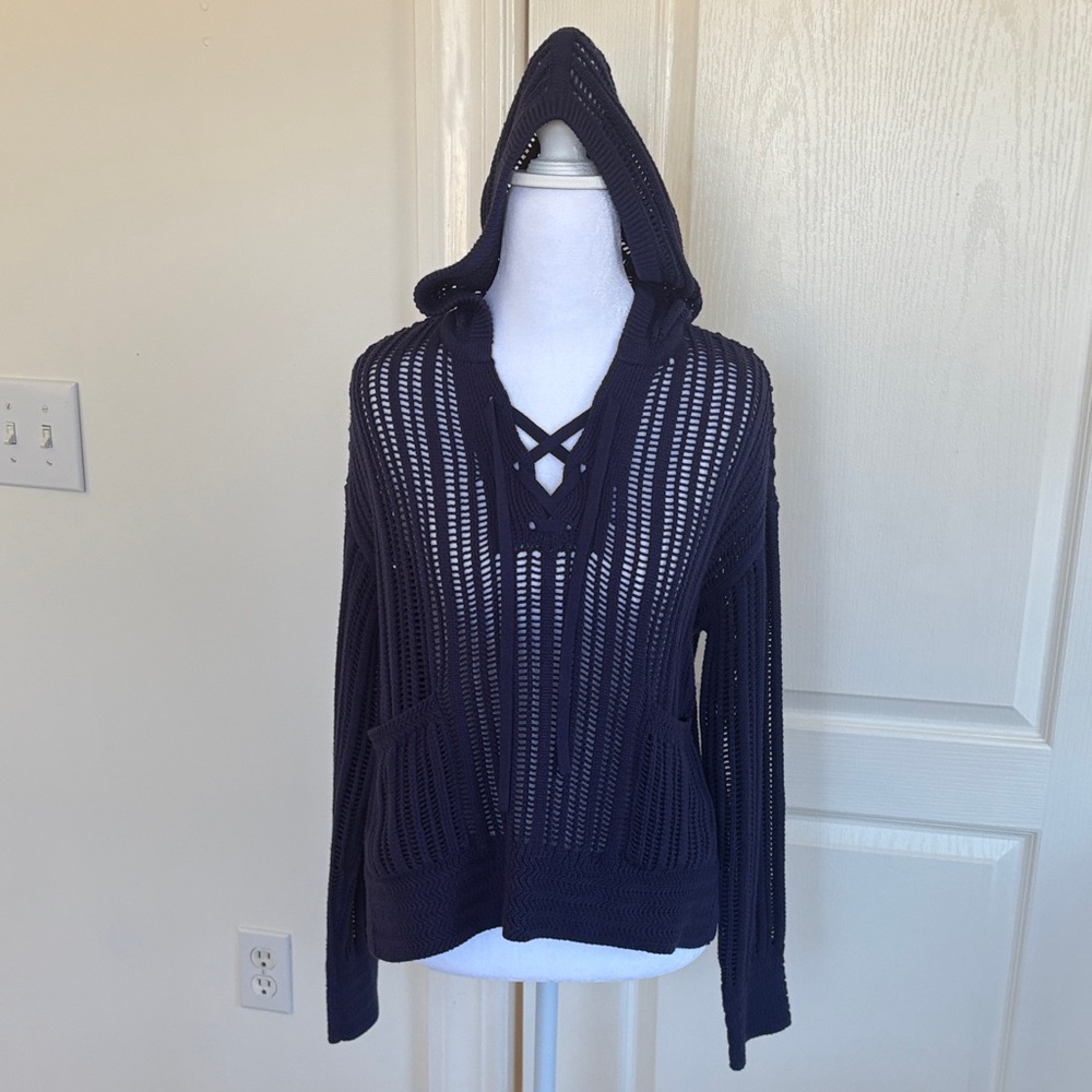 NWWOT Sundance Oversized Open Knit Hoodie Sweater (S)